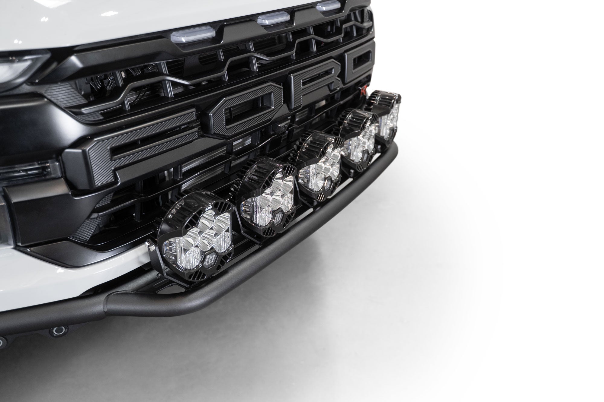 2021+ Ford F-150 Raptor Pro Plus Frame Cut Front Bumper | 20-inch Light Bar Addictive Desert Designs