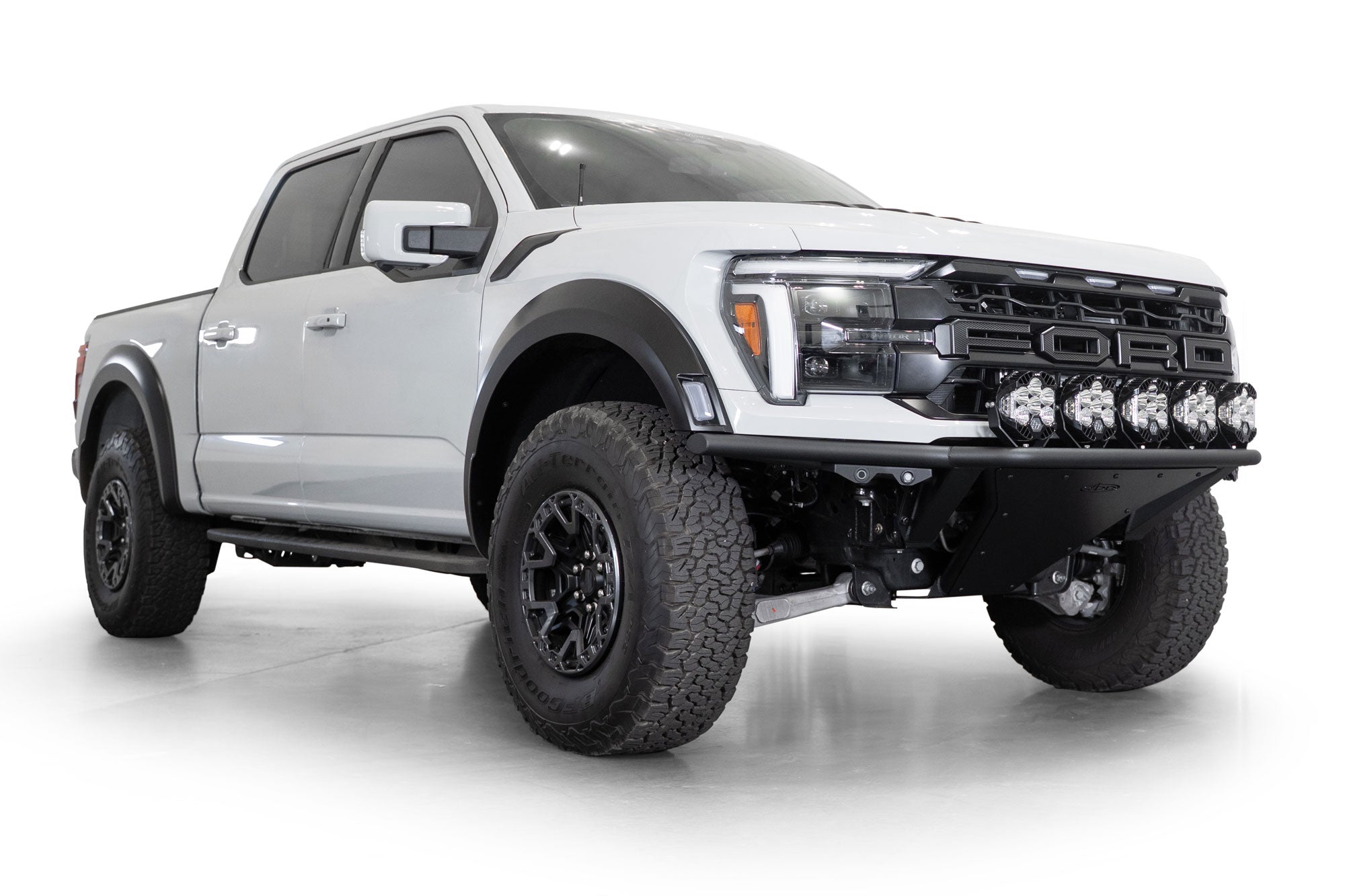2021+ Ford F-150 Raptor Pro Plus Frame Cut Front Bumper | 20-inch Light Bar Addictive Desert Designs