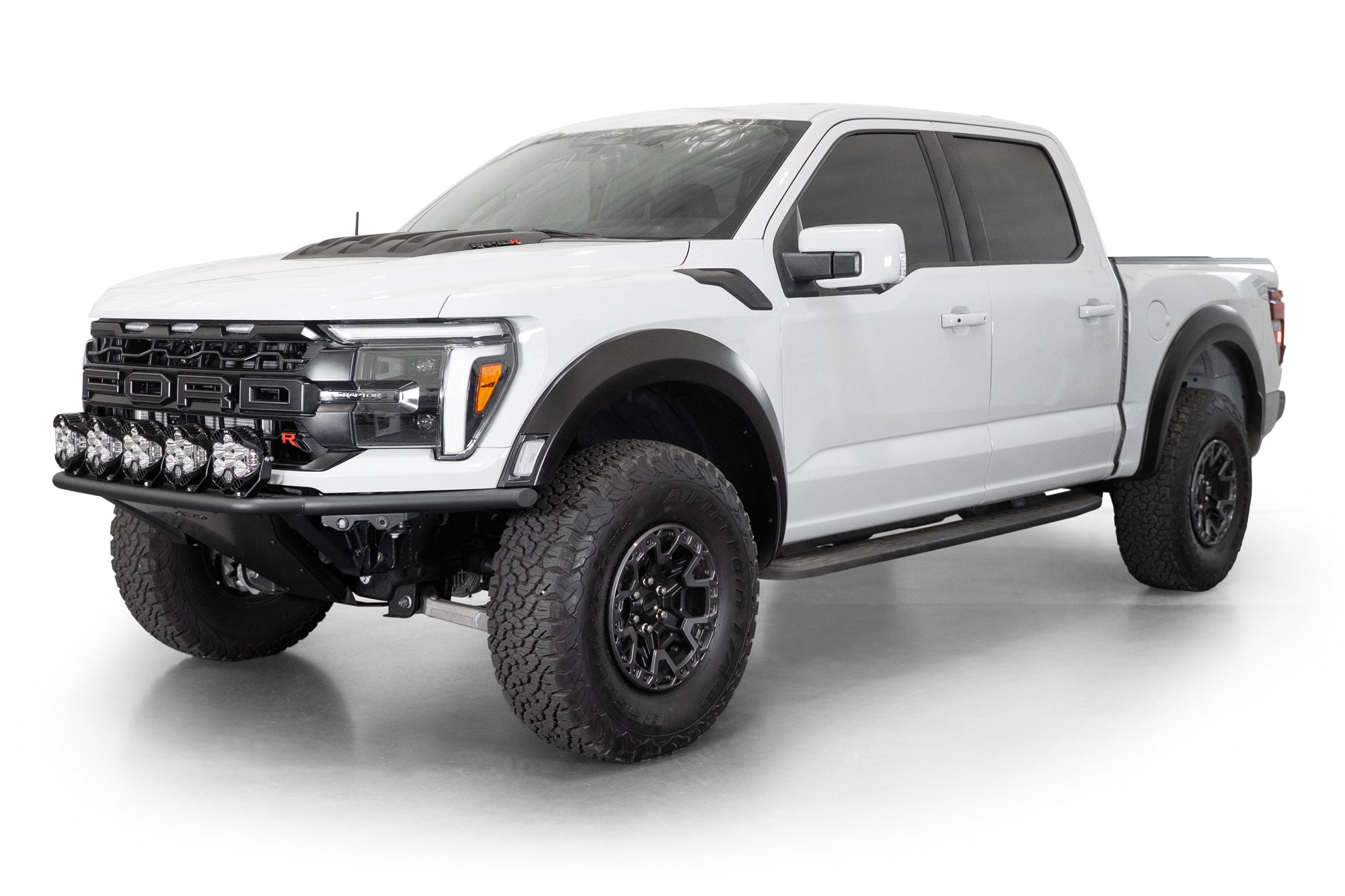 2021+ Ford F-150 Raptor Pro Plus Frame Cut Front Bumper | 20-inch Light Bar Addictive Desert Designs