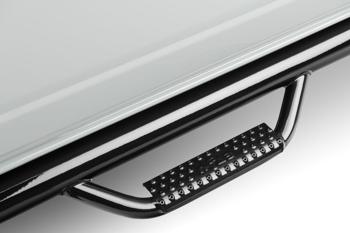 Nerf Step Bar Cab Length (2 Steps per Side) 21-25 Ford Bronco 4 Dr Gloss Black NFab