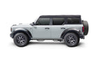 Nerf Step Bar Cab Length (2 Steps per Side) 21-25 Ford Bronco 4 Dr Gloss Black NFab