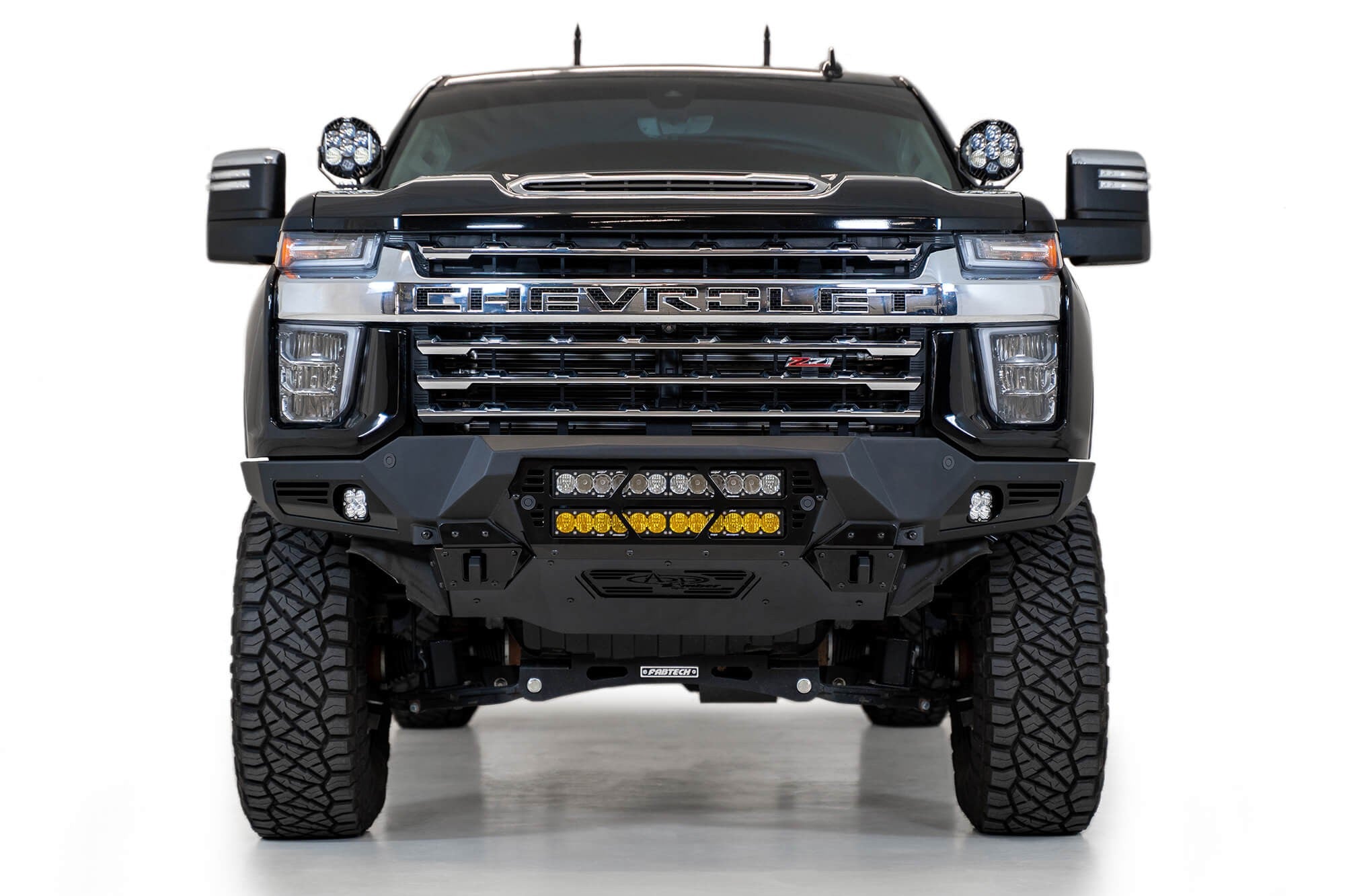 2020-2023 Chevrolet Silverado 2500/3500 Bomber Front Bumper Mounts for two 20 Inch light bars Addictive Desert Designs