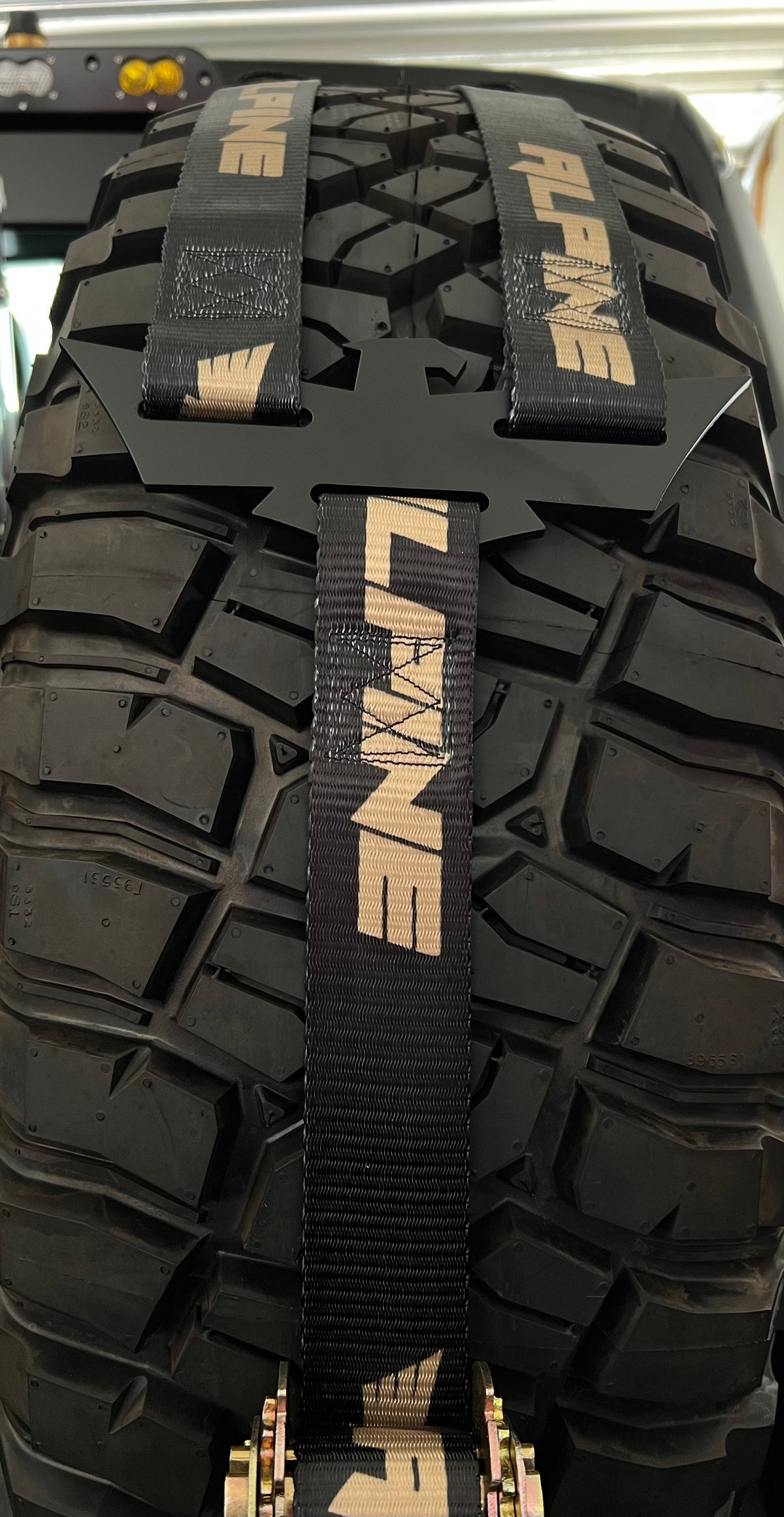 Alpine Double Eagle Straps- Gold and Black (single strap)