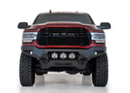 2019-2025 RAM 2500 3500 Bomber Front Bumper Mounts for three Baja Design's LP6 round lights Addictive Desert Designs