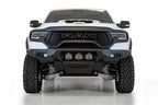 2021-2024 RAM 1500 TRX Bomber Front Bumper Mounts for 3 Baja Designs LP6 round lights Addictive Desert Designs
