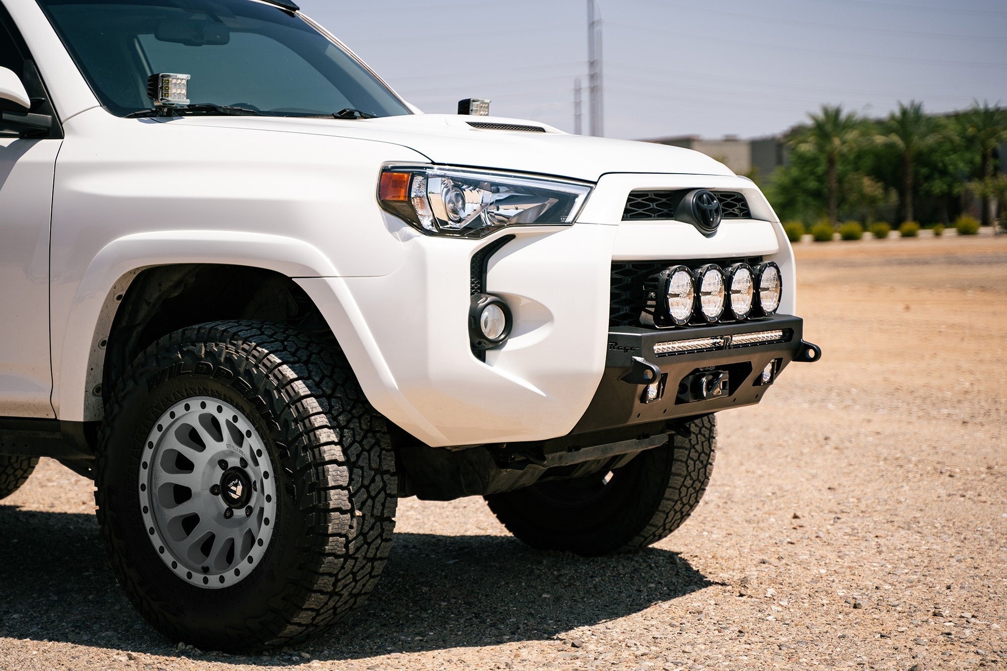 2014-2024 Toyota 4Runner Center Mount Winch Front Bumper Rago Fabrication