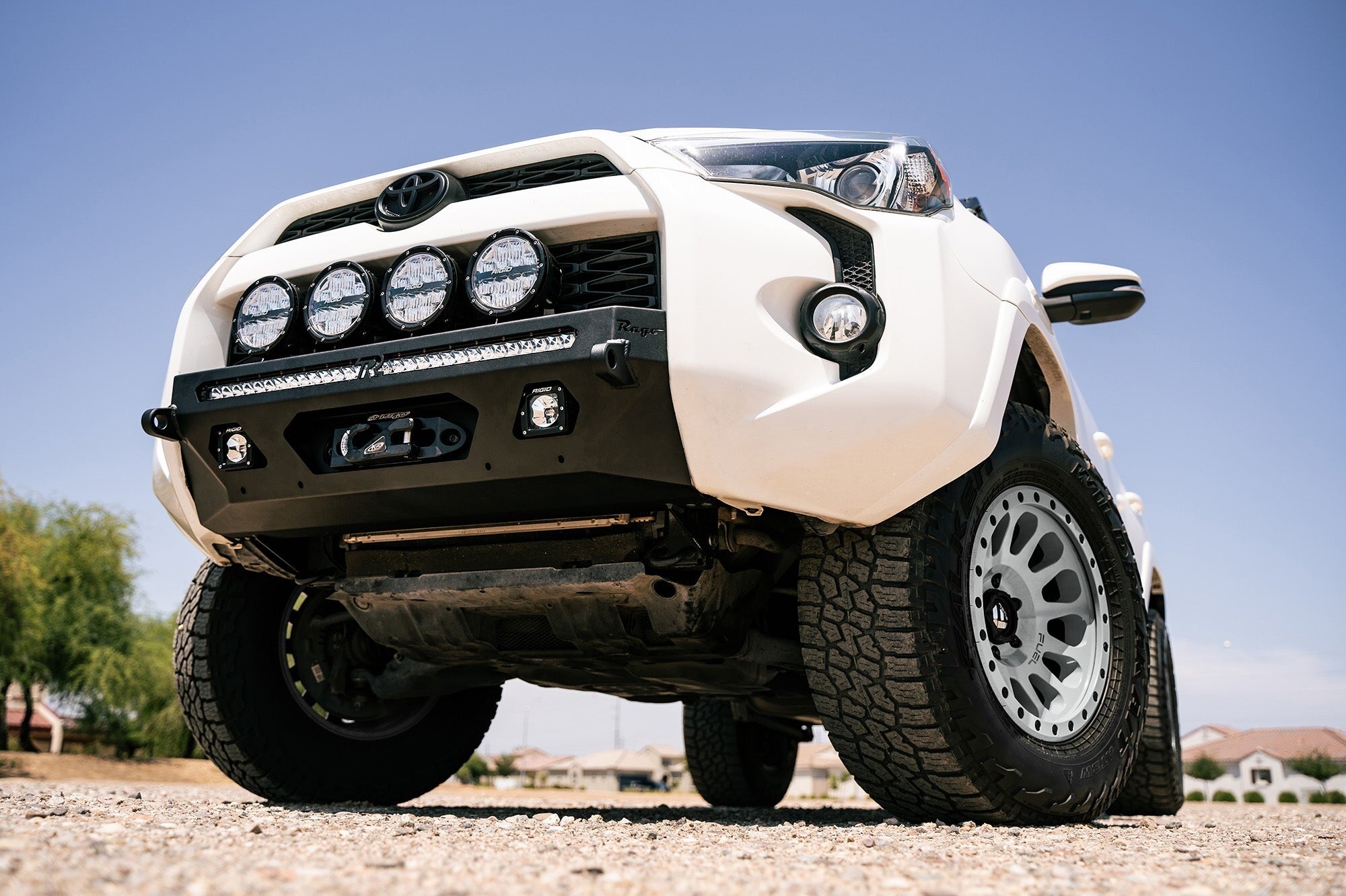 2014-2024 Toyota 4Runner Center Mount Winch Front Bumper Rago Fabrication