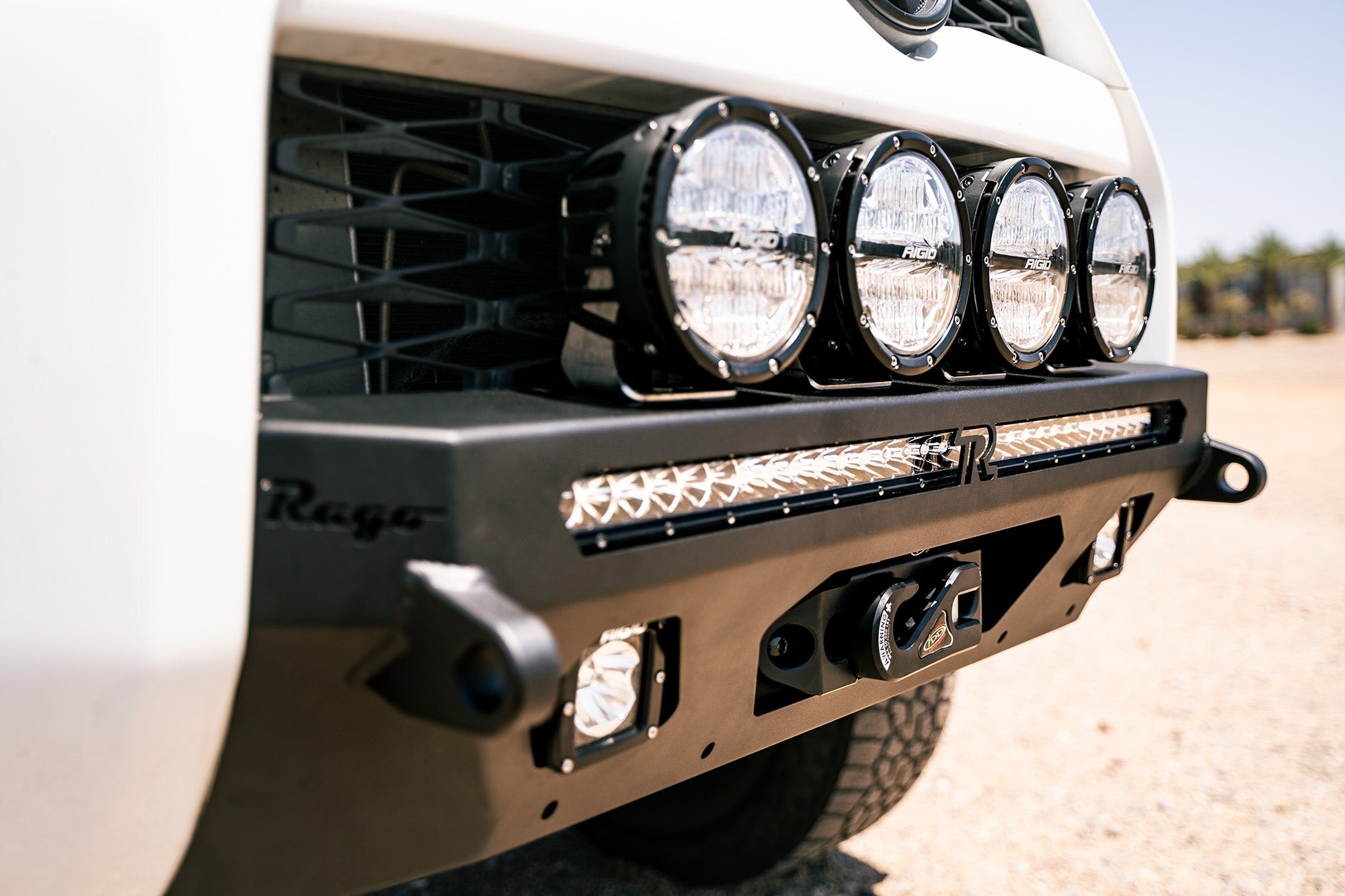 2014-2024 Toyota 4Runner Center Mount Winch Front Bumper Rago Fabrication