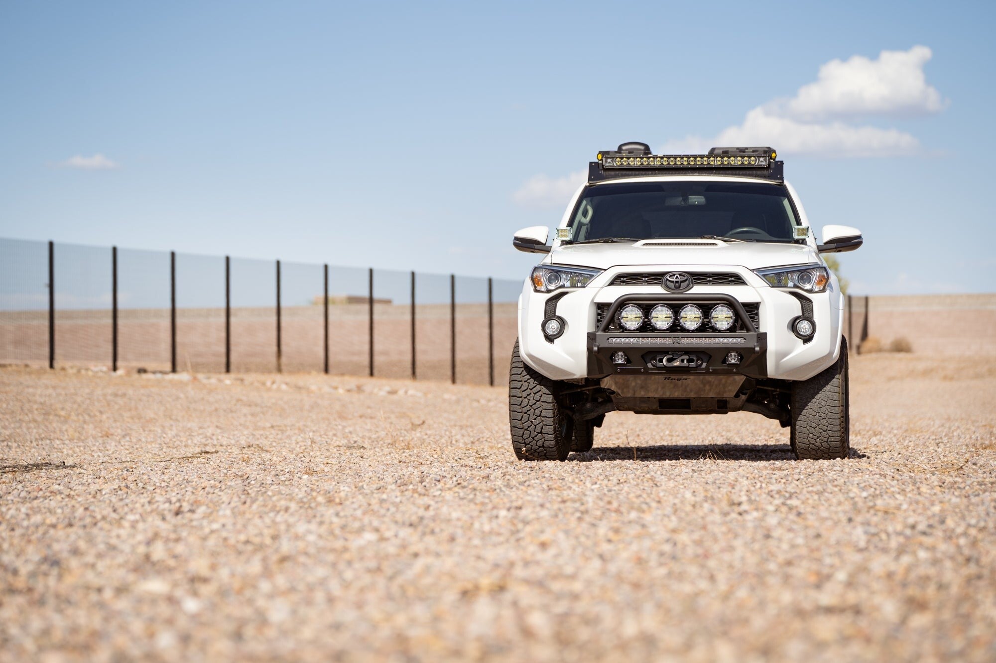 2014-2024 Toyota 4Runner Center Mount Winch Front Bumper with Top Hoop Rago Fabrication