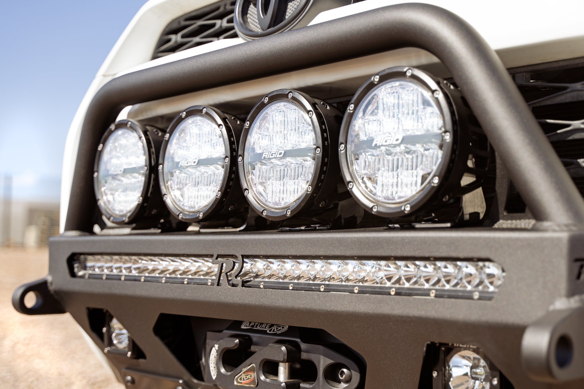2014-2024 Toyota 4Runner Center Mount Winch Front Bumper with Top Hoop Rago Fabrication