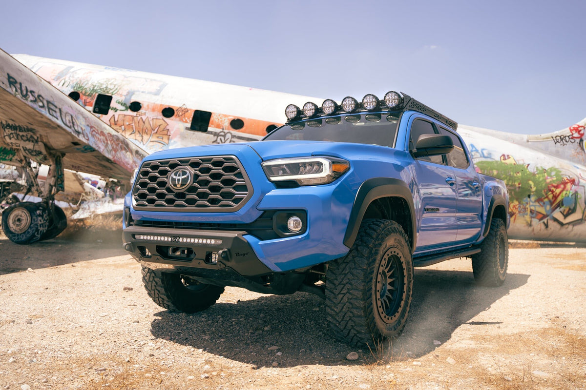 2016-2023 Toyota Tacoma Center Mount Winch Front Bumper Rago Fabrication
