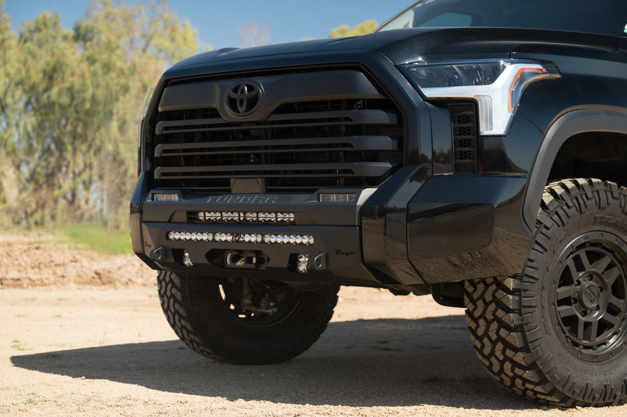 2022-2025 Toyota Tundra Stealth Center Mount Front Bumper w/ Top Hoop