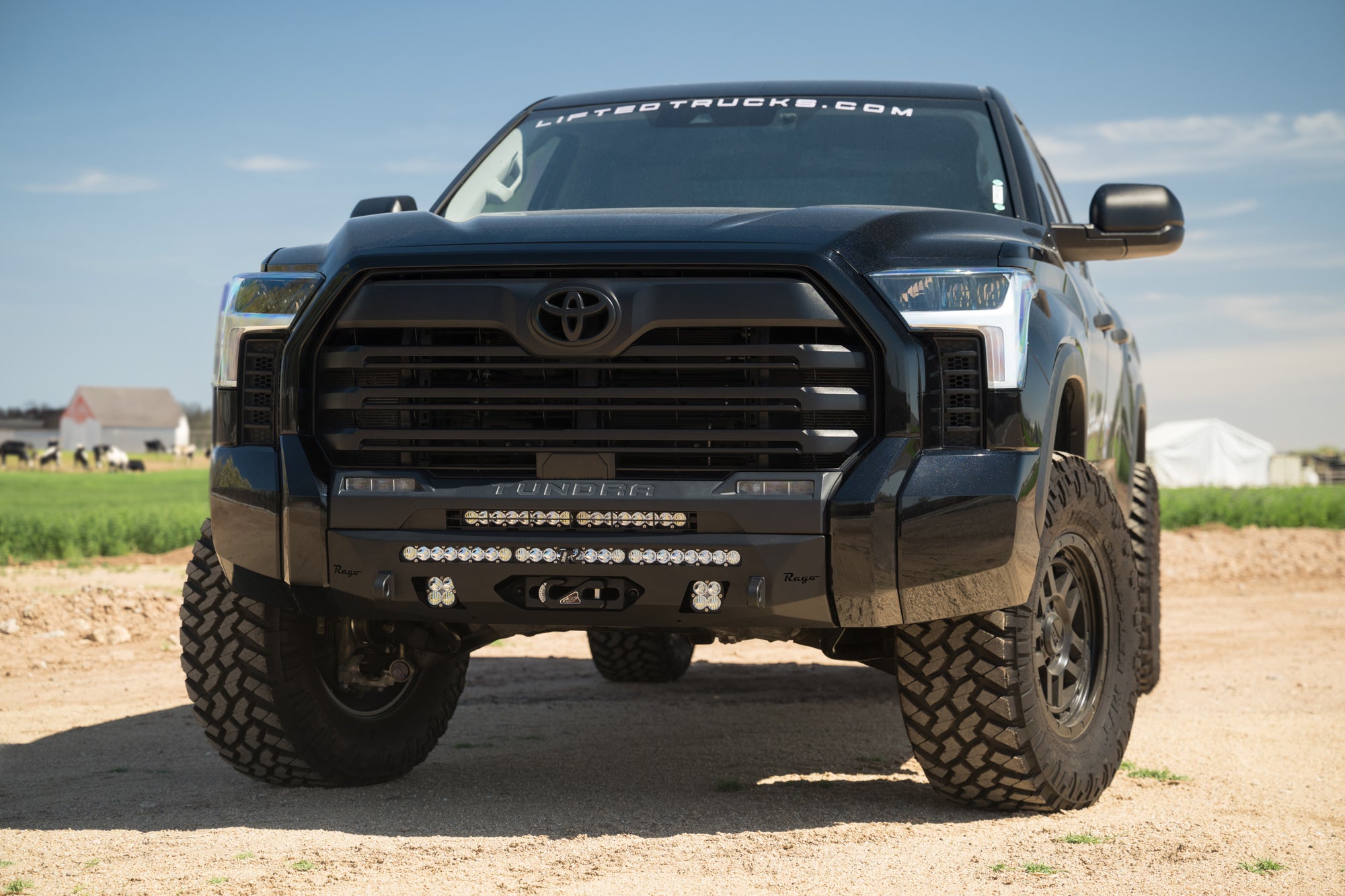 2022-2025 Toyota Tundra Stealth Center Mount Front Bumper w/ Top Hoop