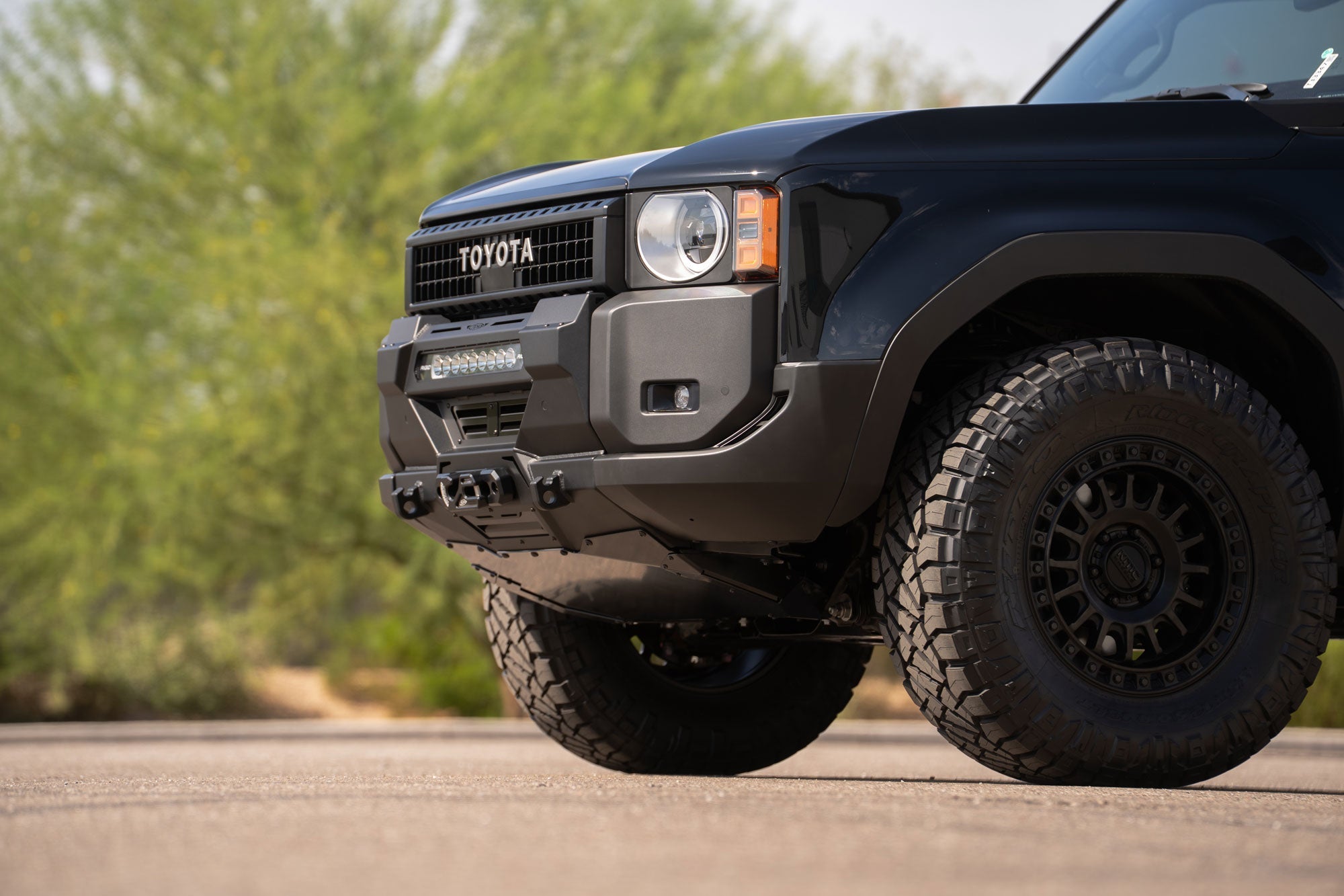 2024+ Toyota Land Cruiser Stealth Center Mount Winch Front Bumper - Apollo Off-Road