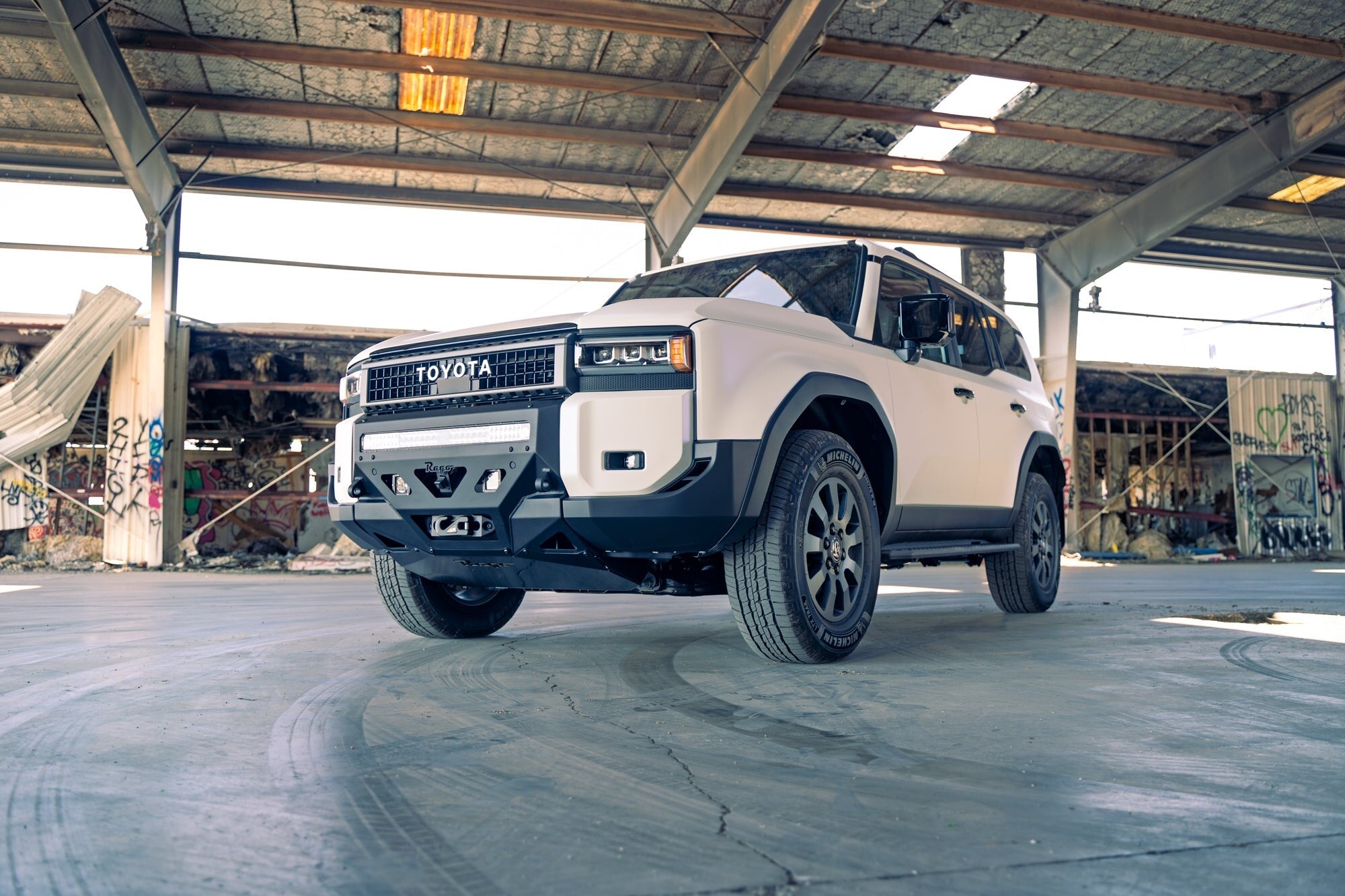 2024 Toyota Land Cruiser Center Mount Winch Front Bumper Rago Fabrication