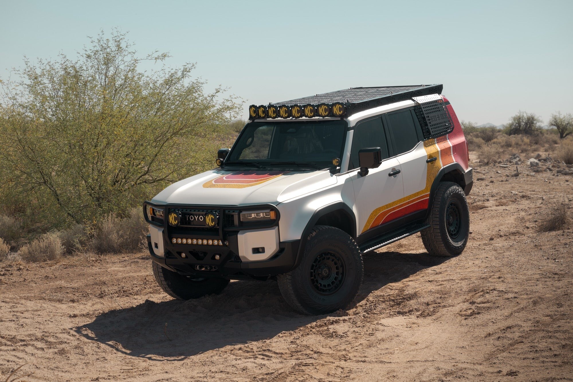 2024 Toyota Land Cruiser Center Mount Winch Front Bumper Rago Fabrication