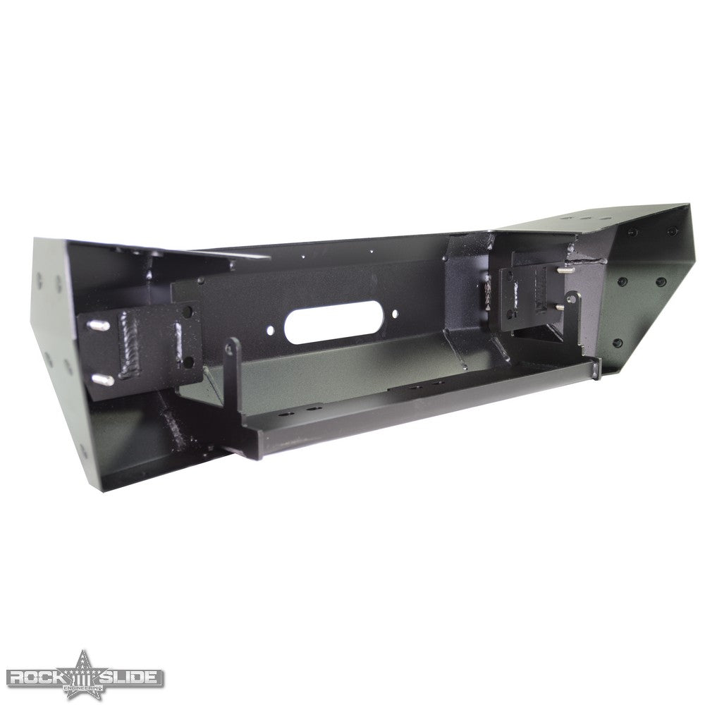 Jeep JL Shorty Front Bumper For 18-Pres Wrangler JL Complete With Winch Plate Rigid Series Rock Slide Engineering
