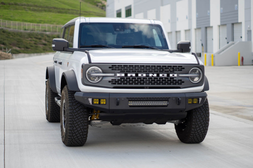 2021 2025 Ford Bronco Oe Plus Series Front Bumper V2 DV8 Offroad
