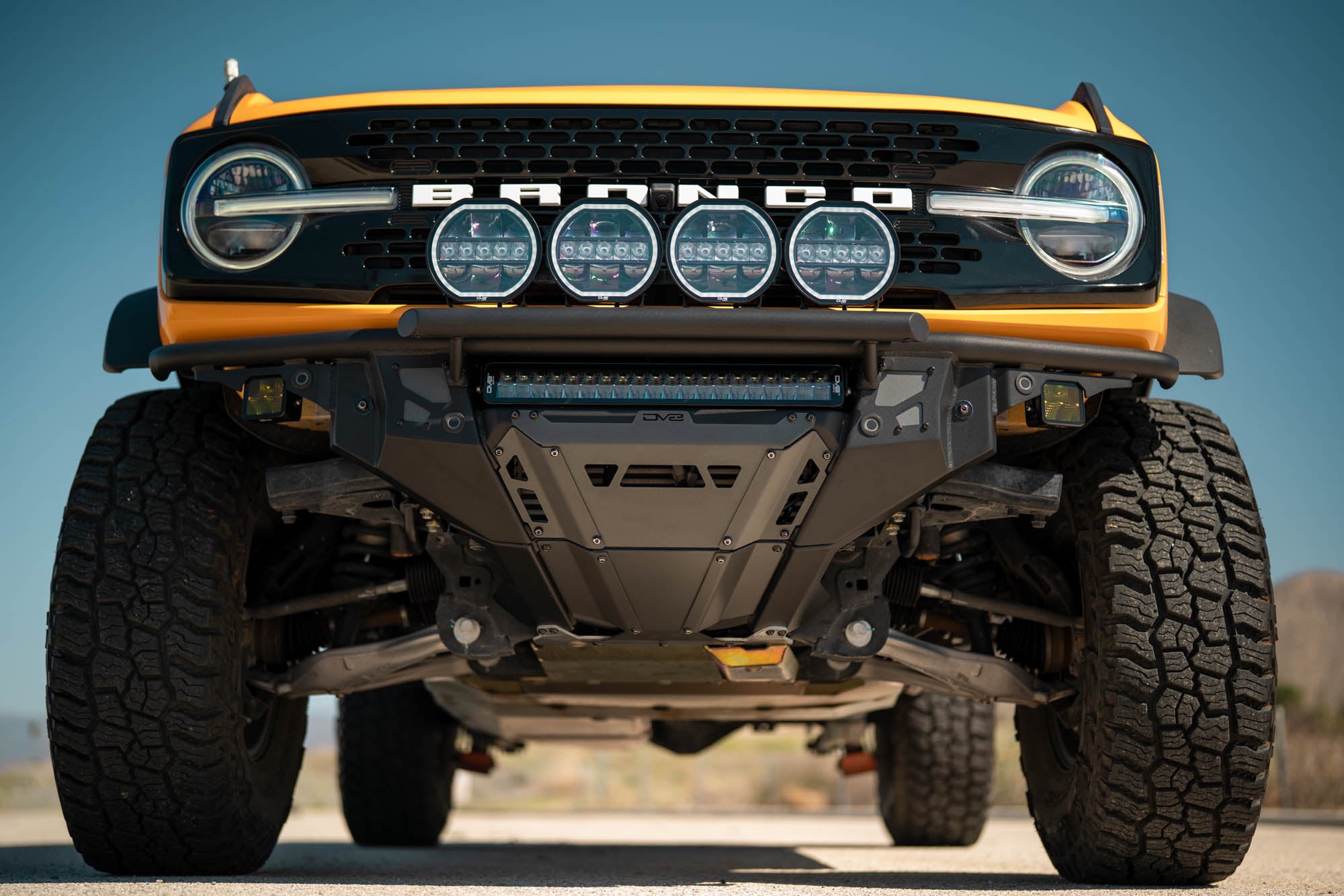 2021 2025 Ford Bronco Tube Series Front Bumper DV8 Offroad
