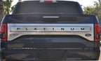 Tailgate Letter Inserts Fits 2015-2017 Ford F-150 Platinum