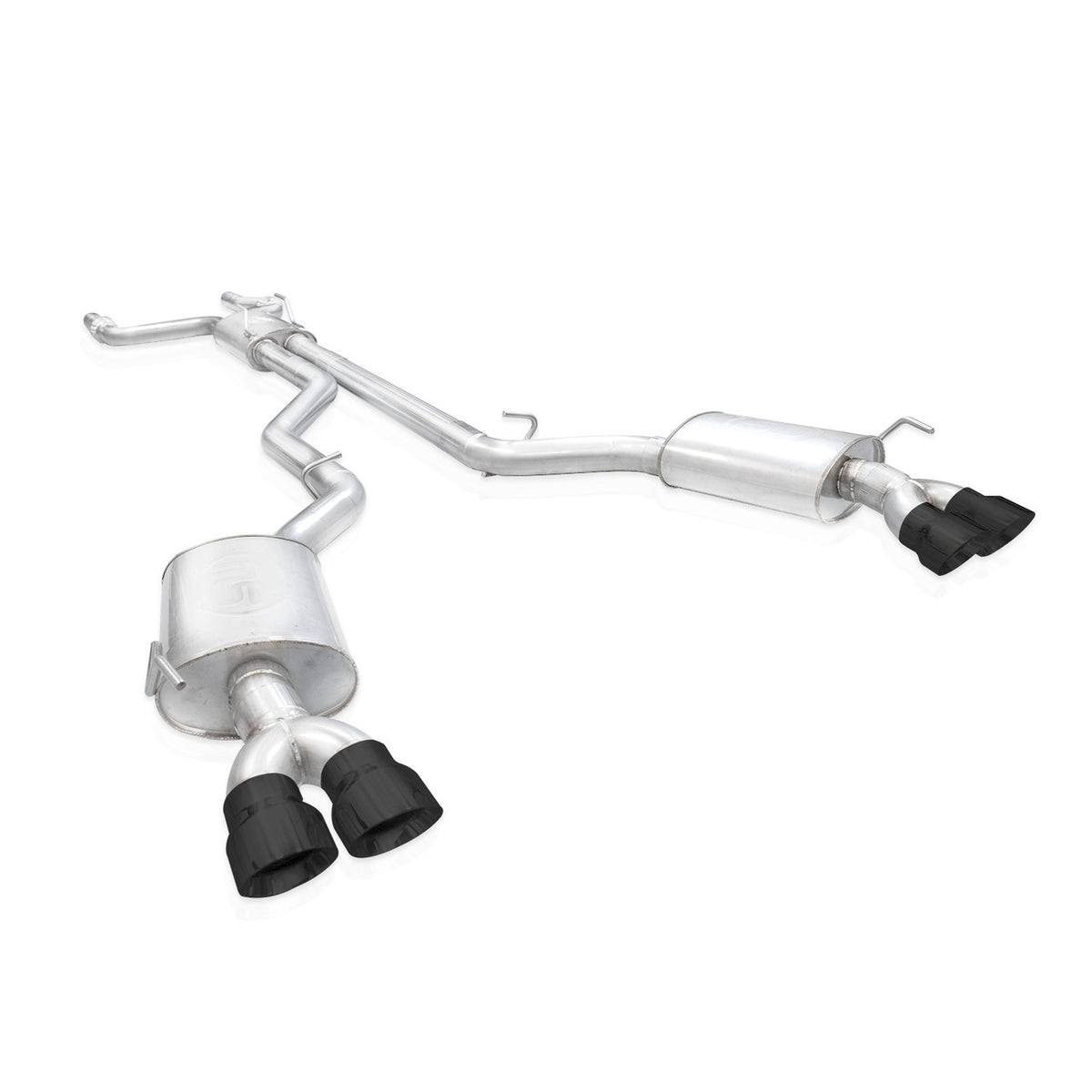 Stainless Works Catback Exhaust Black Tips 20-25 Ford Explorer ST