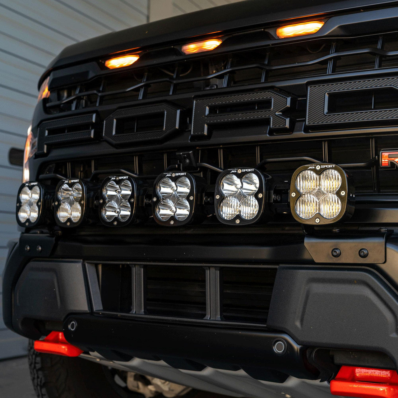 2024+ Ford F-150 Raptor XL Pro Linkable Light Bar Kit (Modular Bumper)