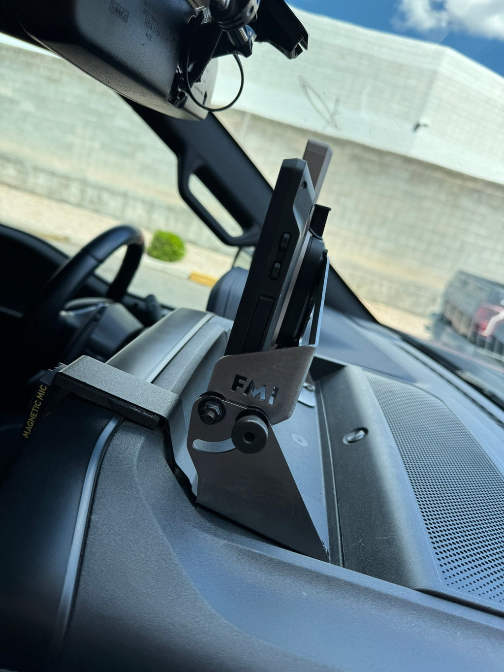 Foutz Motorsports Center Dash Fold Down GPS mount - Garmin TREAD XL 2021-2026 Ford F-150 Raptor 2021-2026 Ford F-150 2023-2026 Ford F-150 Raptor R