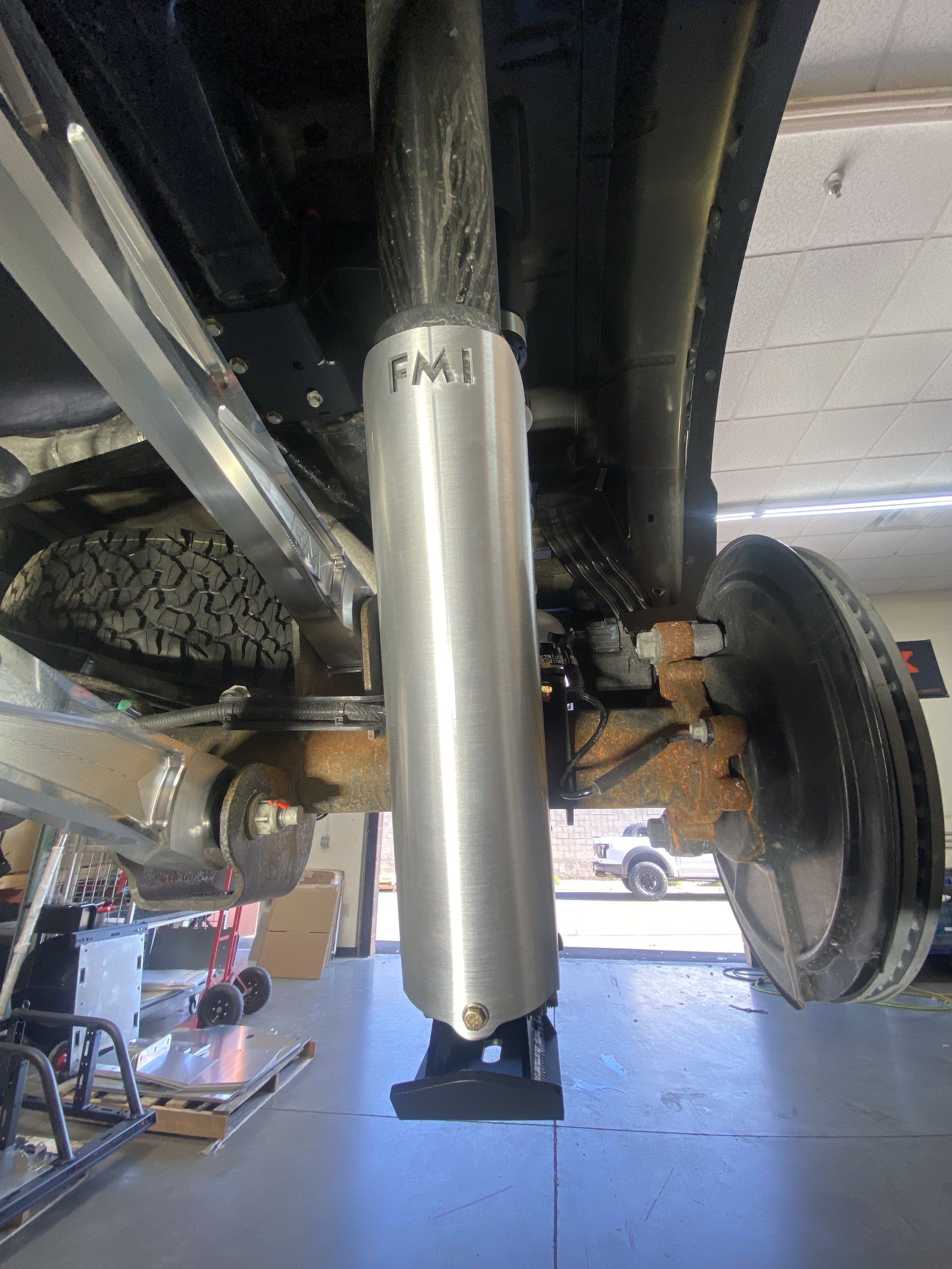 Foutz Motorsports Full Length Aluminum Shock Guard REPLACEMENT / for Rear Shock - SINGLE 2023-2026 Ford F-150 Raptor R 2017-2023 Ford F-150 Raptor