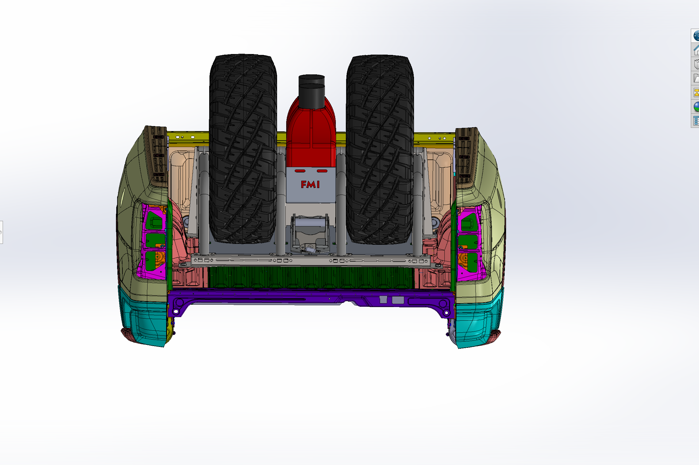 Foutz Motorsports Modular Bed Organizer 2024 Ford Ranger Raptor