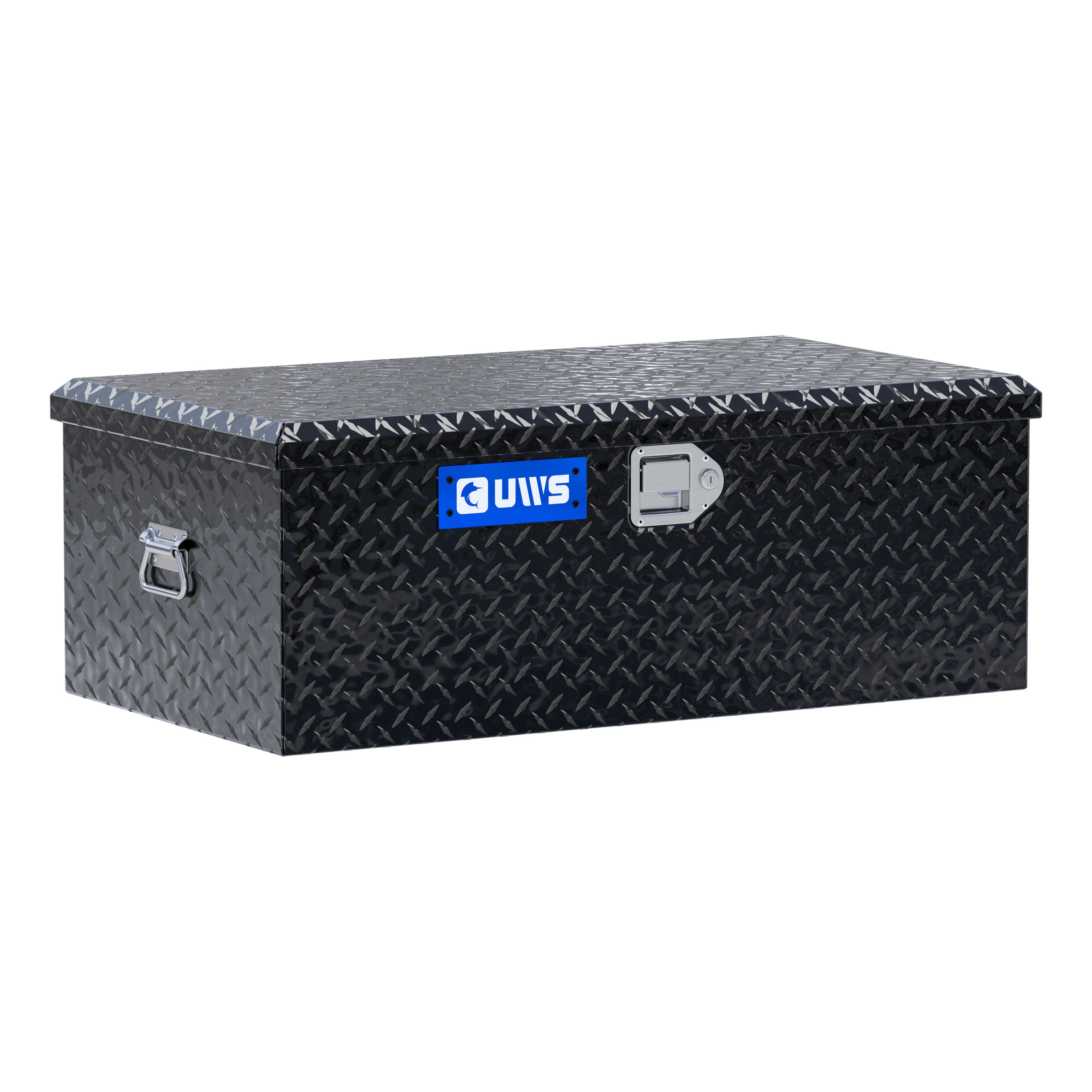 UWS FOOT-LOCKER-BLK Gloss Black Aluminum 36" Foot Locker (LTL Shipping Only)
