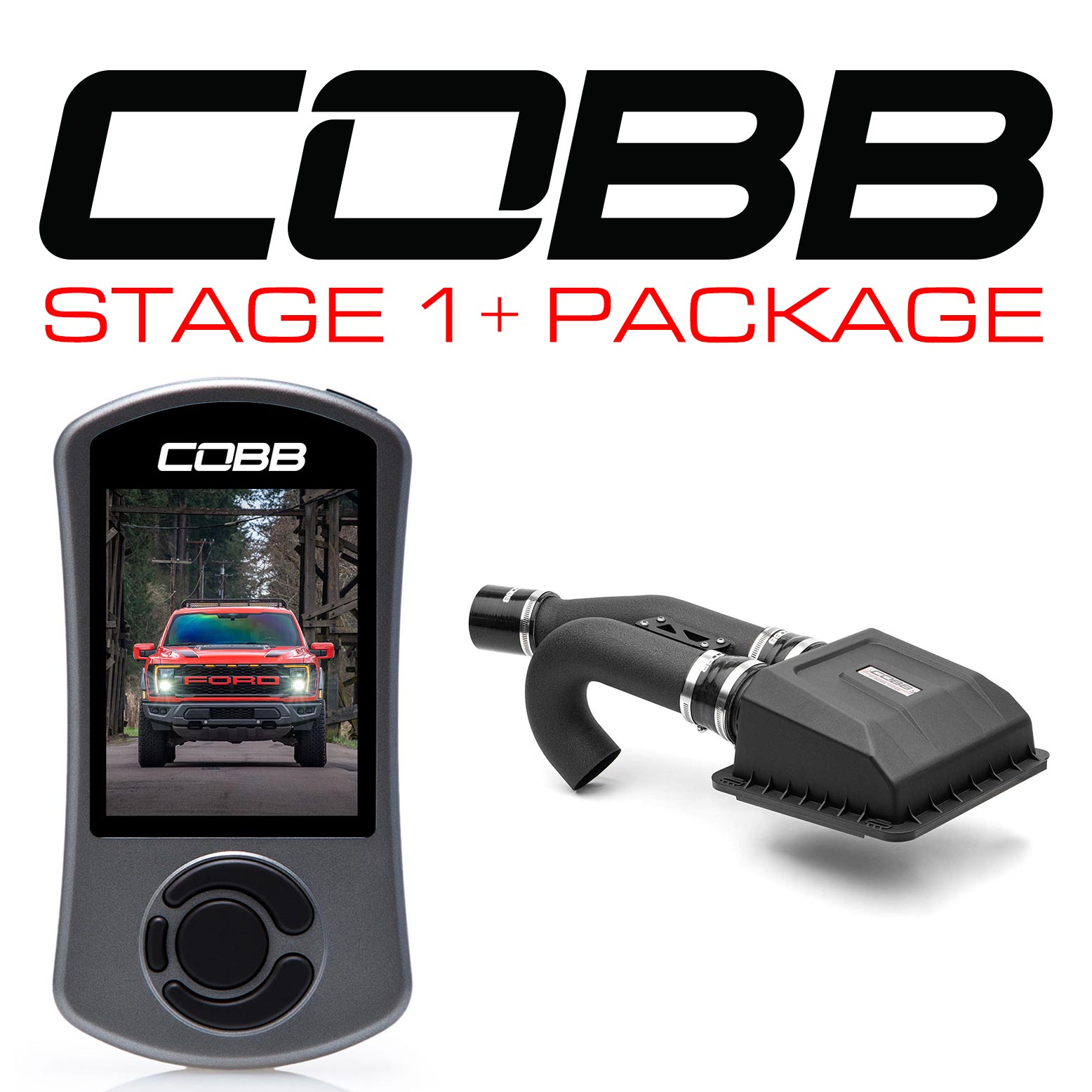 COBB Stage 1+ Power Package Ford F-150 Raptor 2021-2023 (Choose Your Intake)