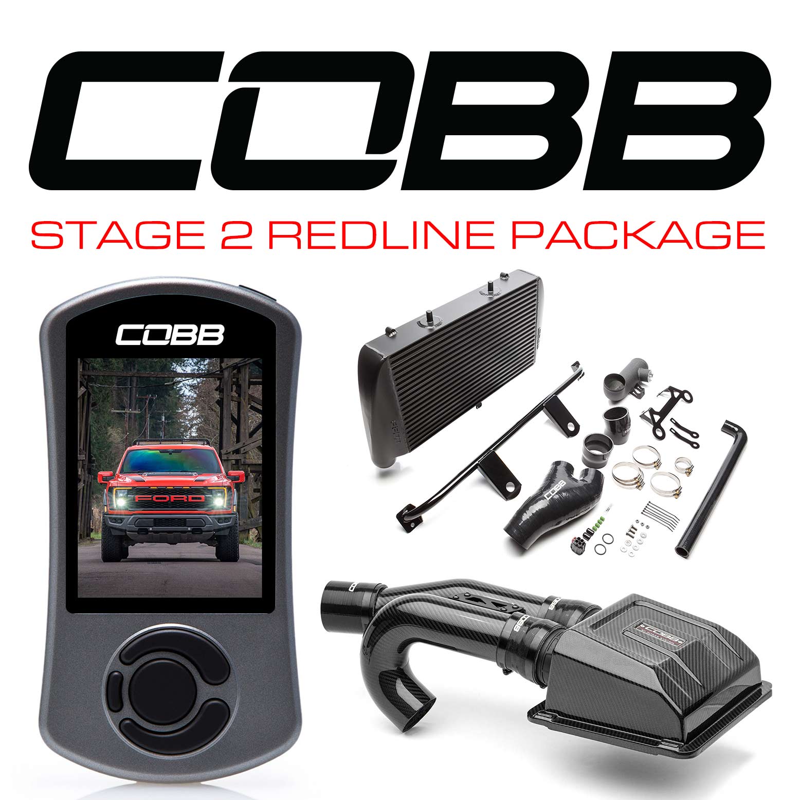 COBB Stage 2 Power Package Ford F-150 Raptor 2021-2023 (Choose Your Options)