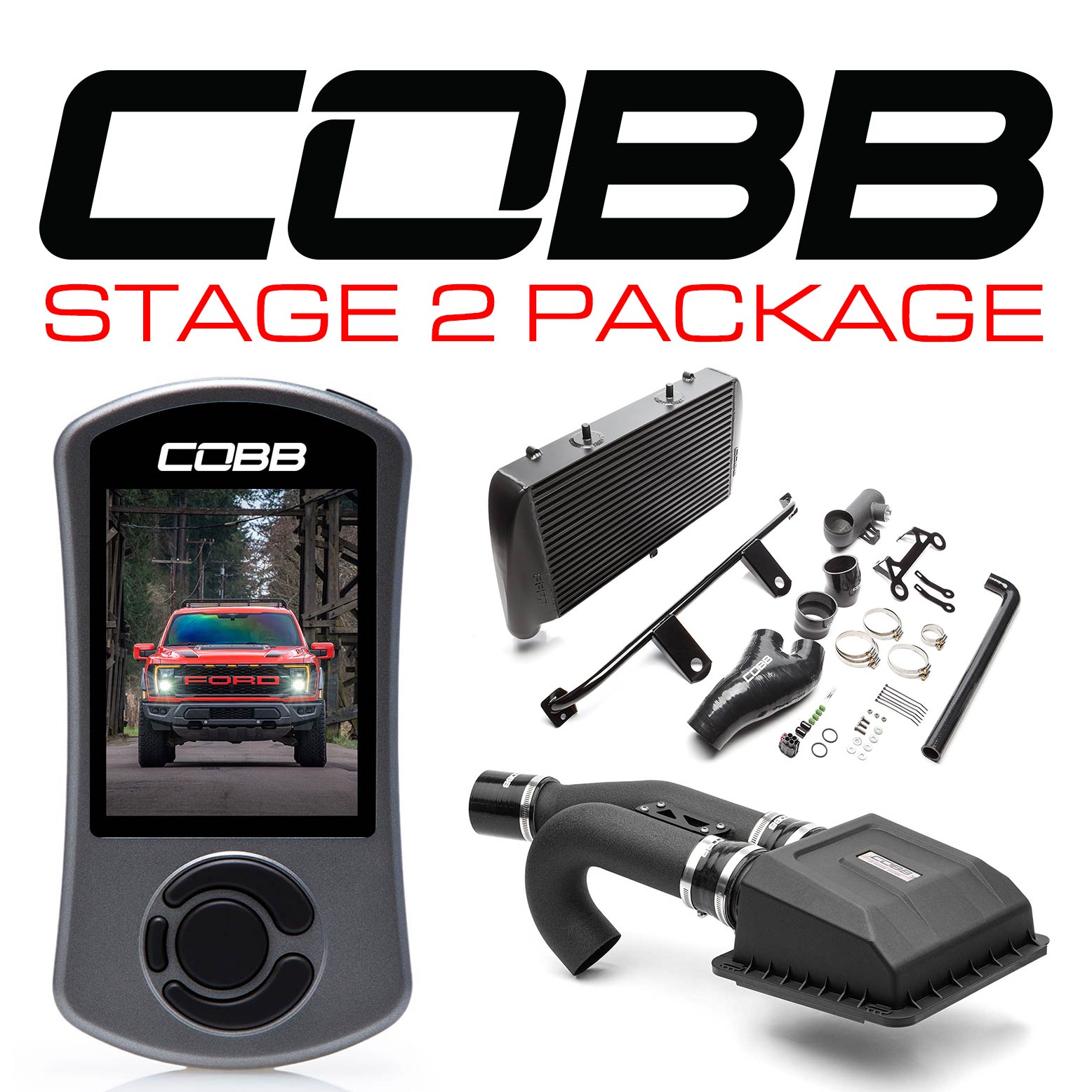 COBB Stage 2 Power Package Ford F-150 Raptor 2021-2023 (Choose Your Options)