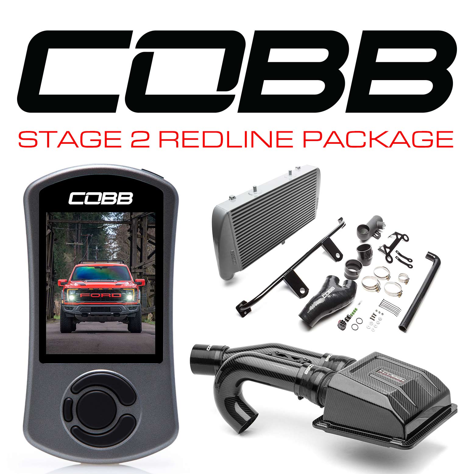COBB Stage 2 Power Package Ford F-150 Raptor 2021-2023 (Choose Your Options)