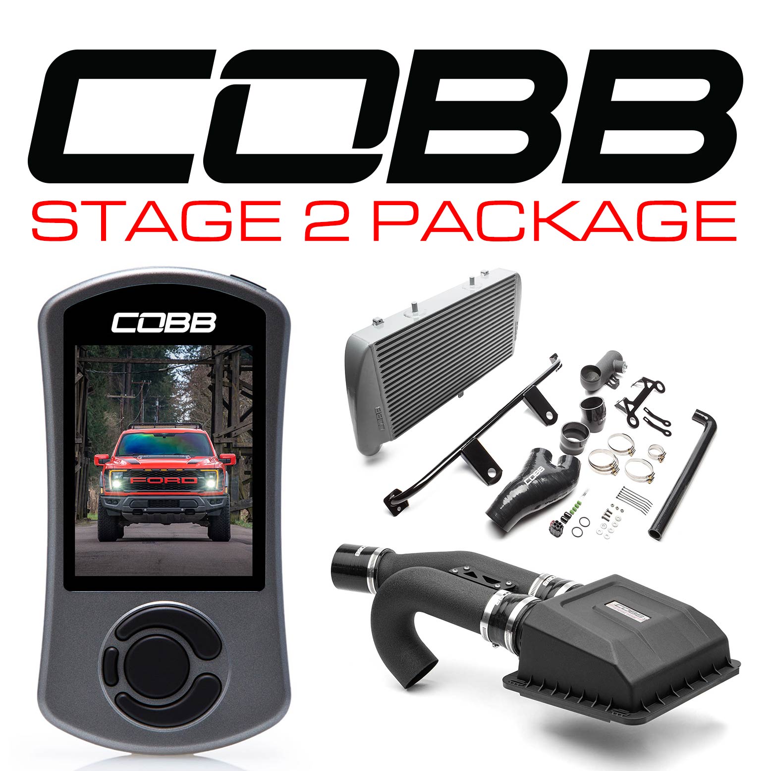 COBB Stage 2 Power Package Ford F-150 Raptor 2021-2023 (Choose Your Options)