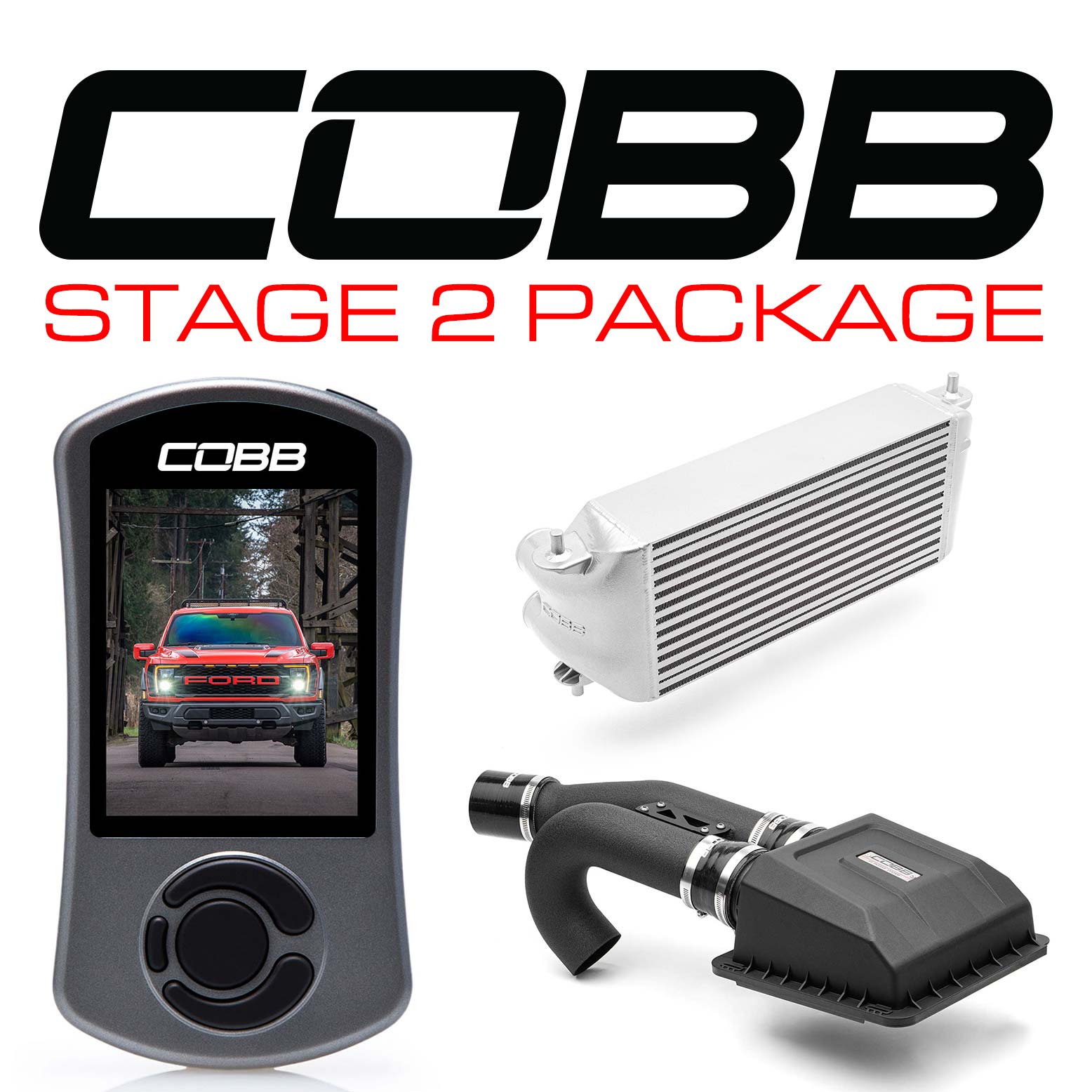 COBB Stage 2 Power Package Ford F-150 Raptor 2021-2023 (Choose Your Options)