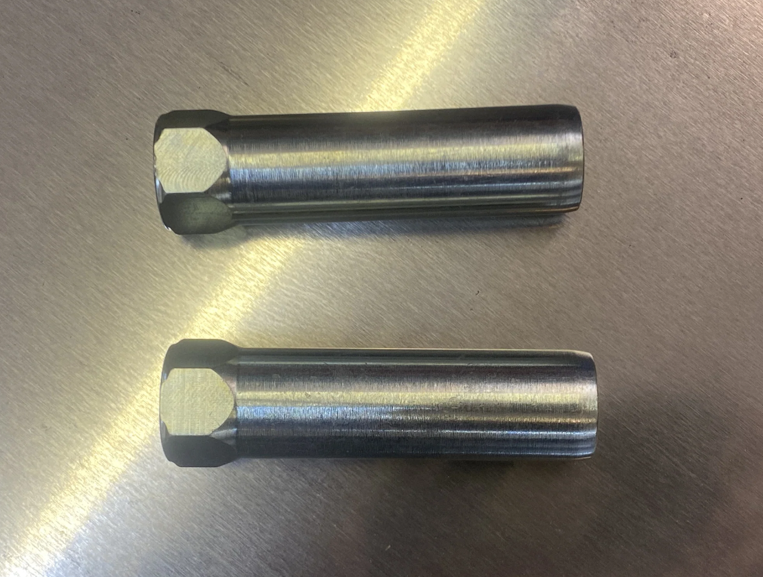 Foutz Motorsports Tie Rod Steering Sleeve Support Kit - 14mm silver zinc 2024-2026 Ford Ranger Raptor