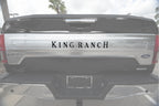 Tailgate Letter Inserts Fits 2018-2020 Ford F-150 King Ranch