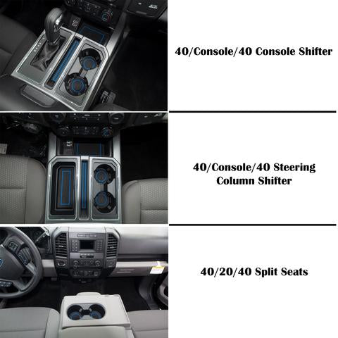 Cup Holder Inserts Fits 2017-2020 Ford F-150