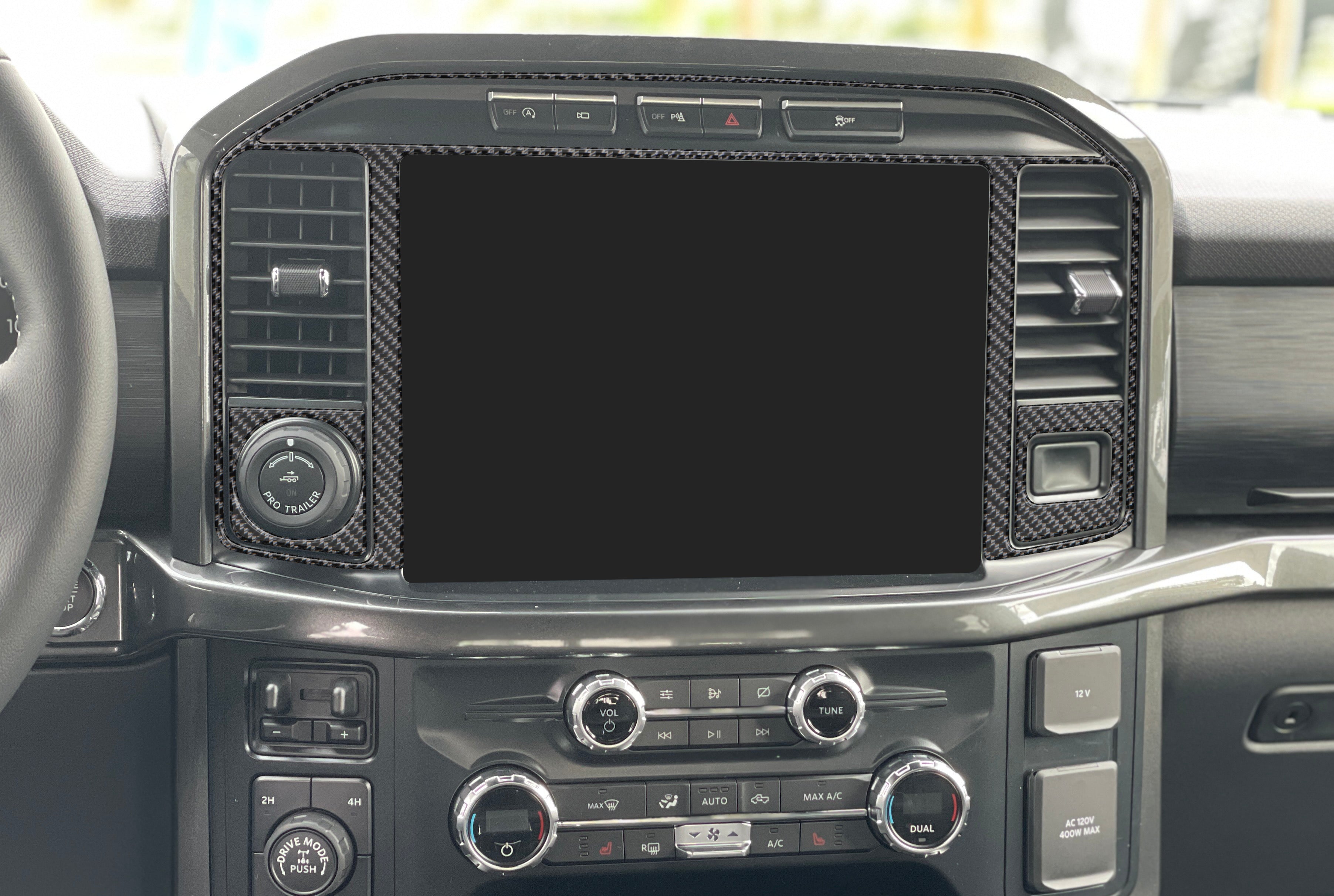 Navigation Screen Accent Trim Fits 2021-2026 Ford F-150