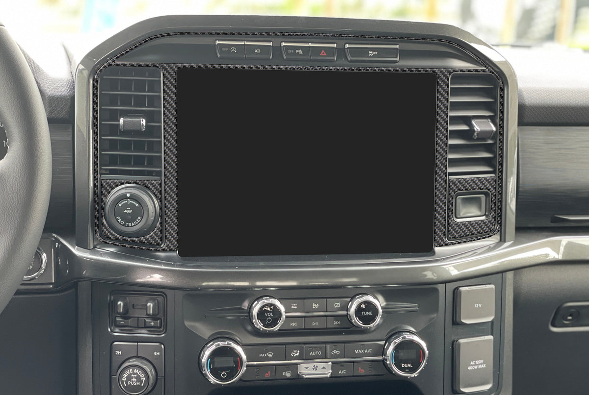 Navigation Screen Accent Trim Fits 2021-2026 Ford F-150