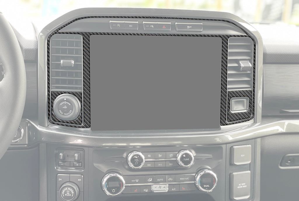 Navigation Screen Accent Trim Fits 2021-2026 Ford F-150