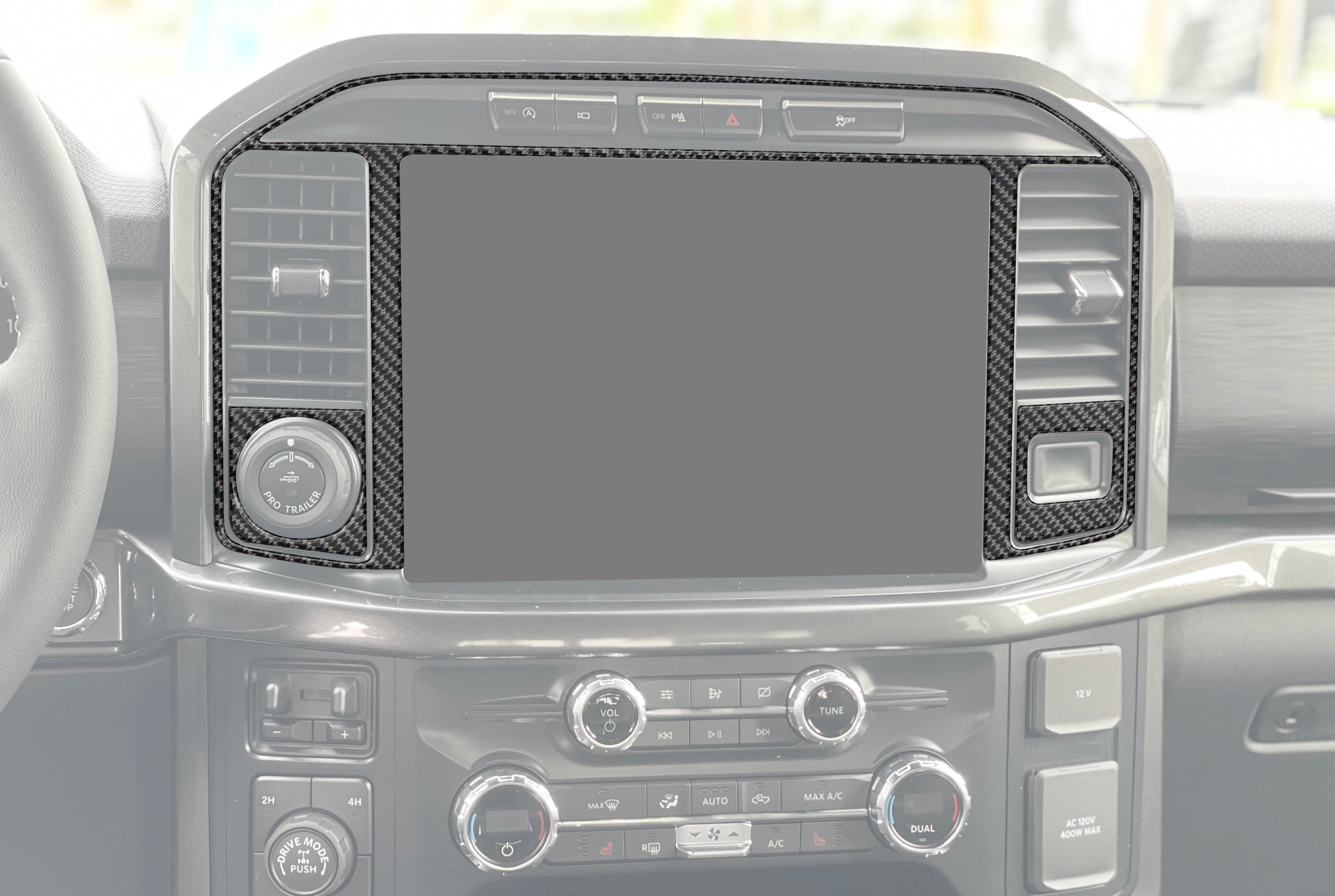 Navigation Screen Accent Trim Fits 2021-2026 Ford F-150