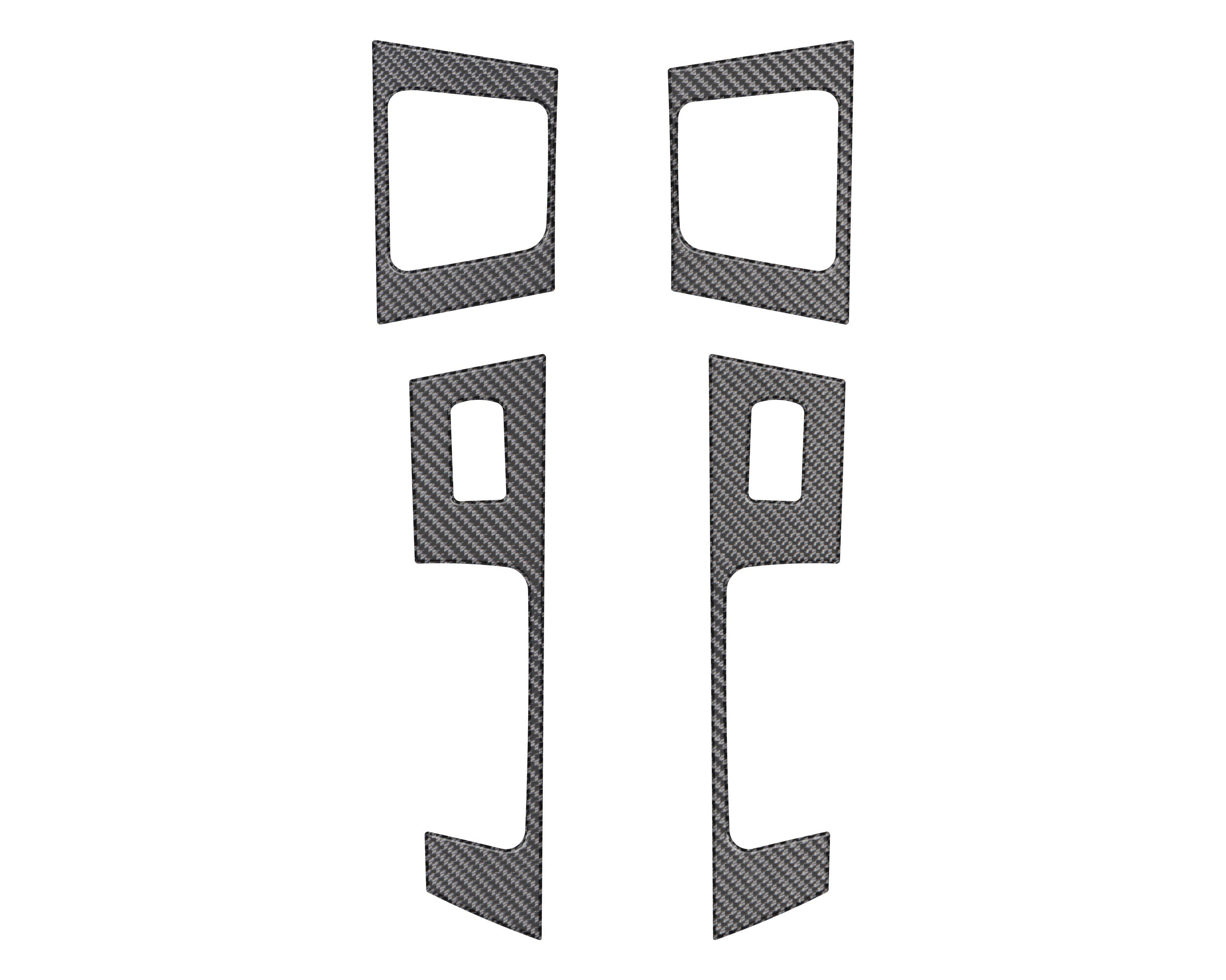 Door Switch Accent Overlays Fits 2021-2026 Ford F-150 & 2023-2026 Super Duty