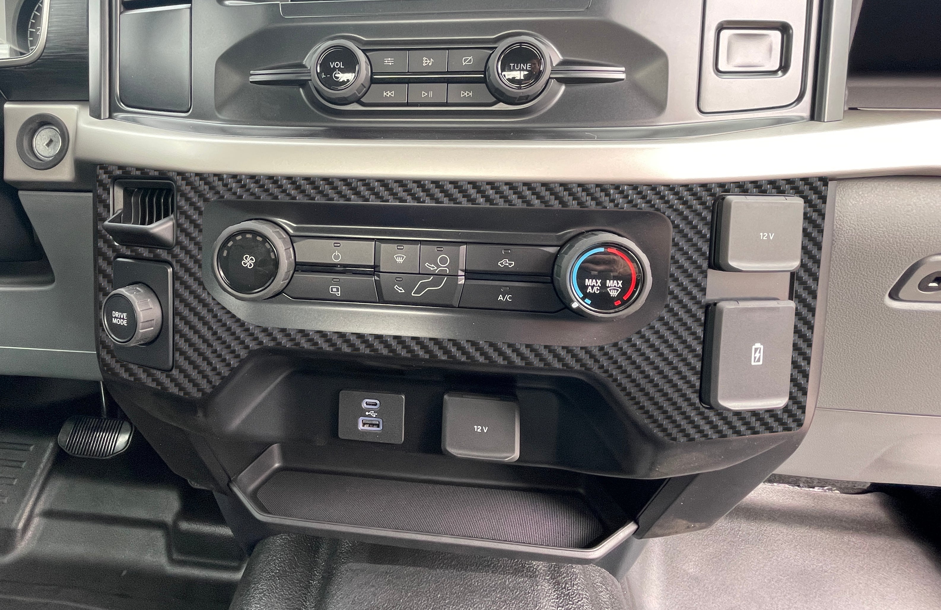 Climate Control Accent Trim Fits 2021-2026 Ford F-150