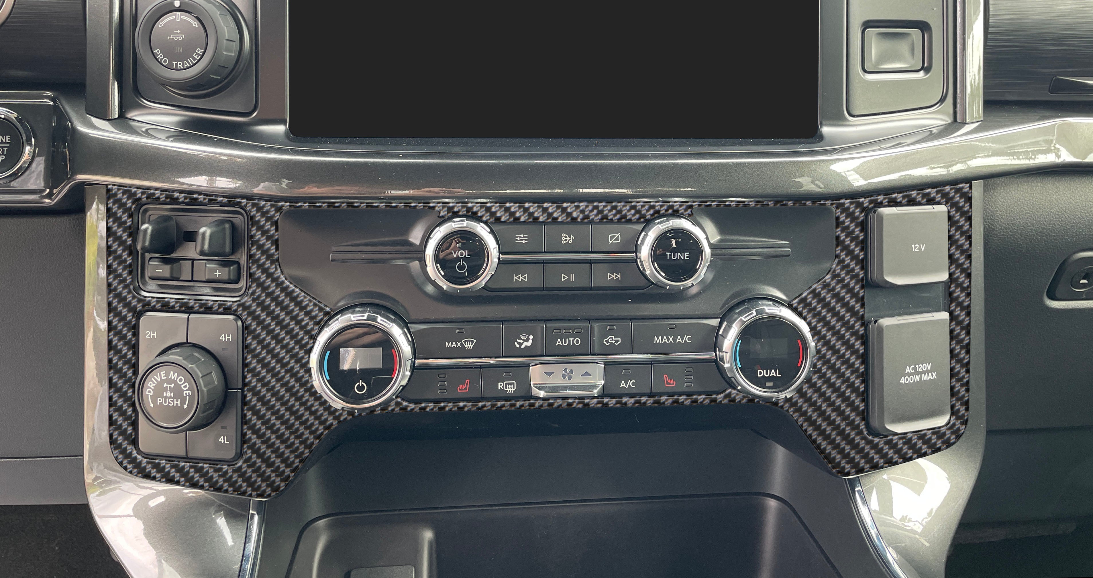 Climate Control Accent Trim Fits 2021-2026 Ford F-150