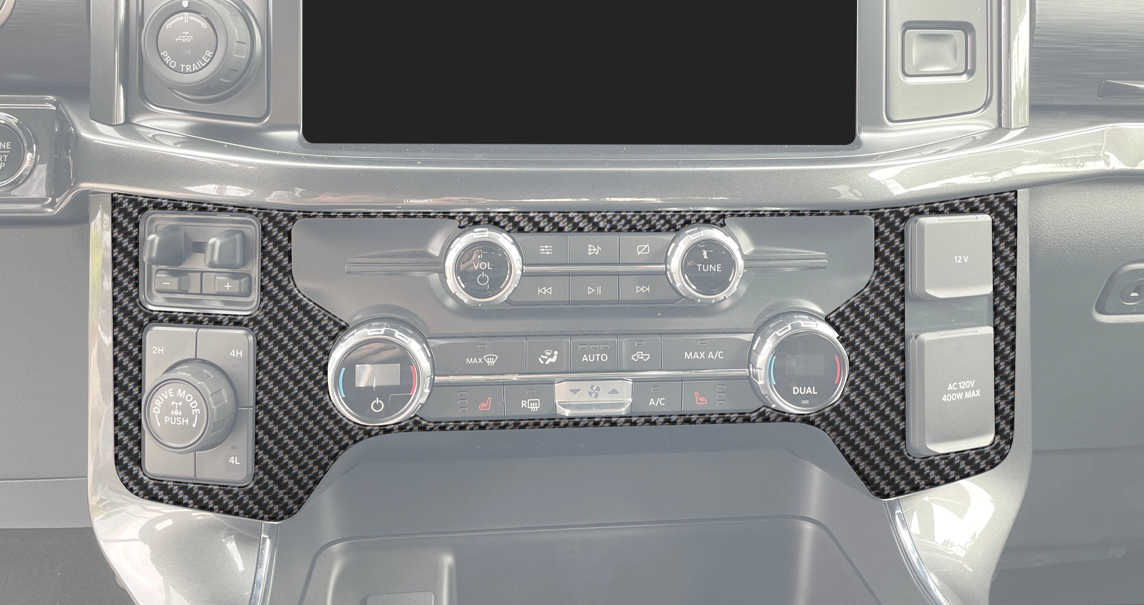 Climate Control Accent Trim Fits 2021-2026 Ford F-150