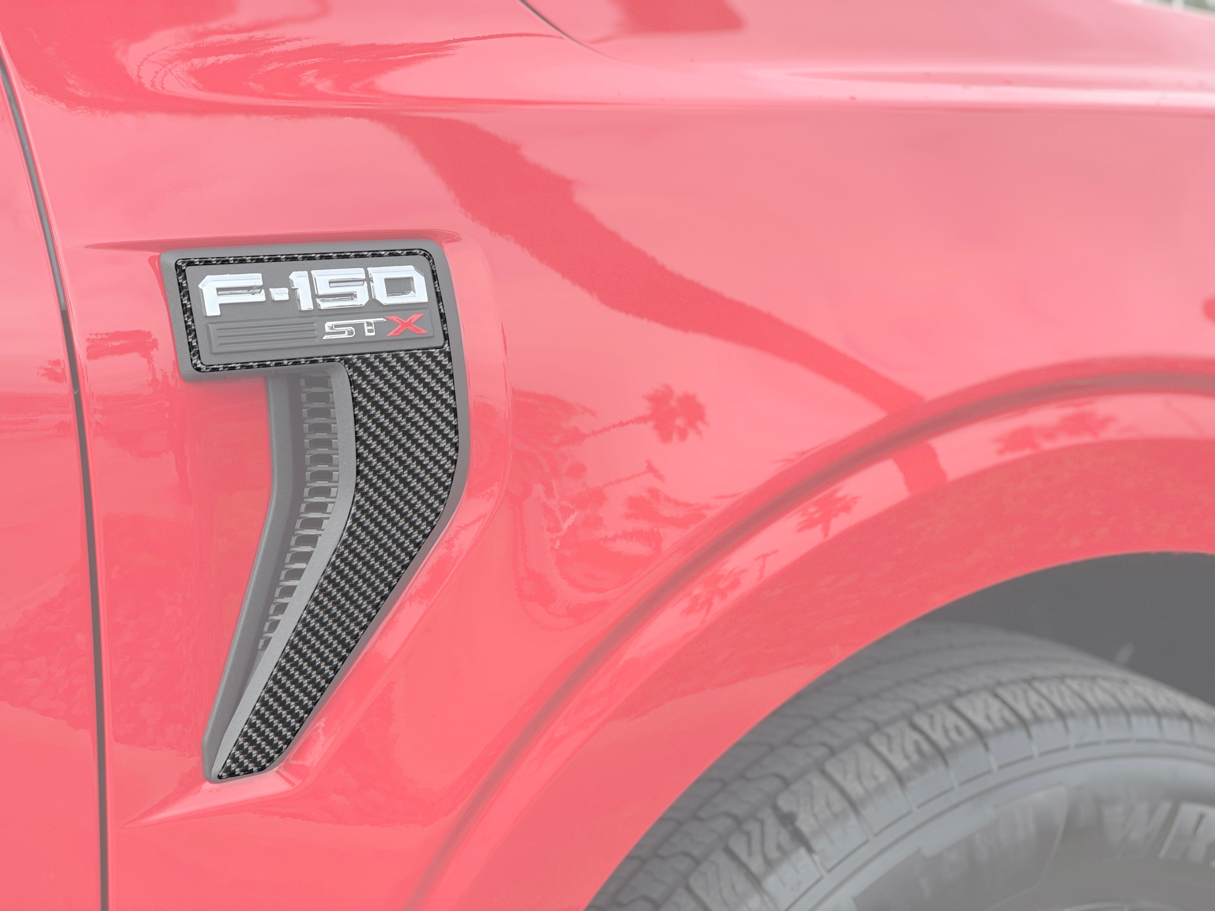 Fender Vent Accent Trim Fits 2021-2026 Ford F-150