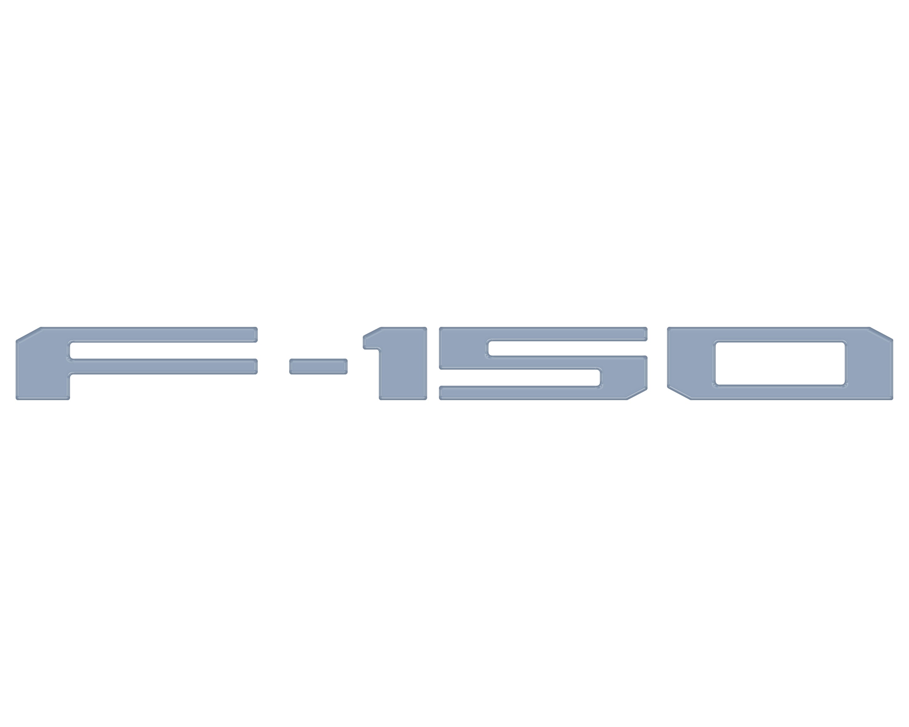 Tailgate Letter Inserts Fits 2021-2026 Ford F-150