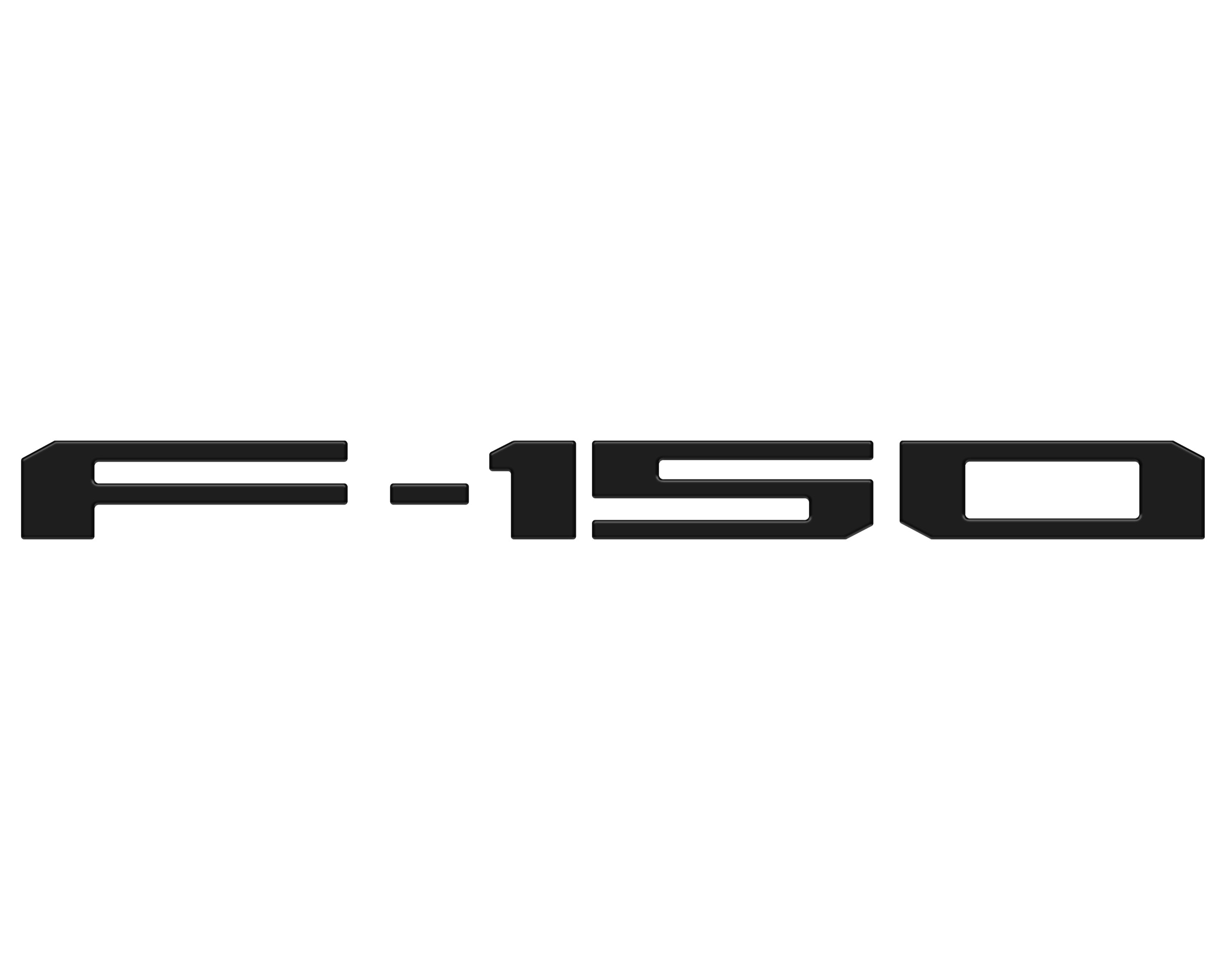 Rear Tailgate Letter Inserts Fits 2018-2020 Ford F-150